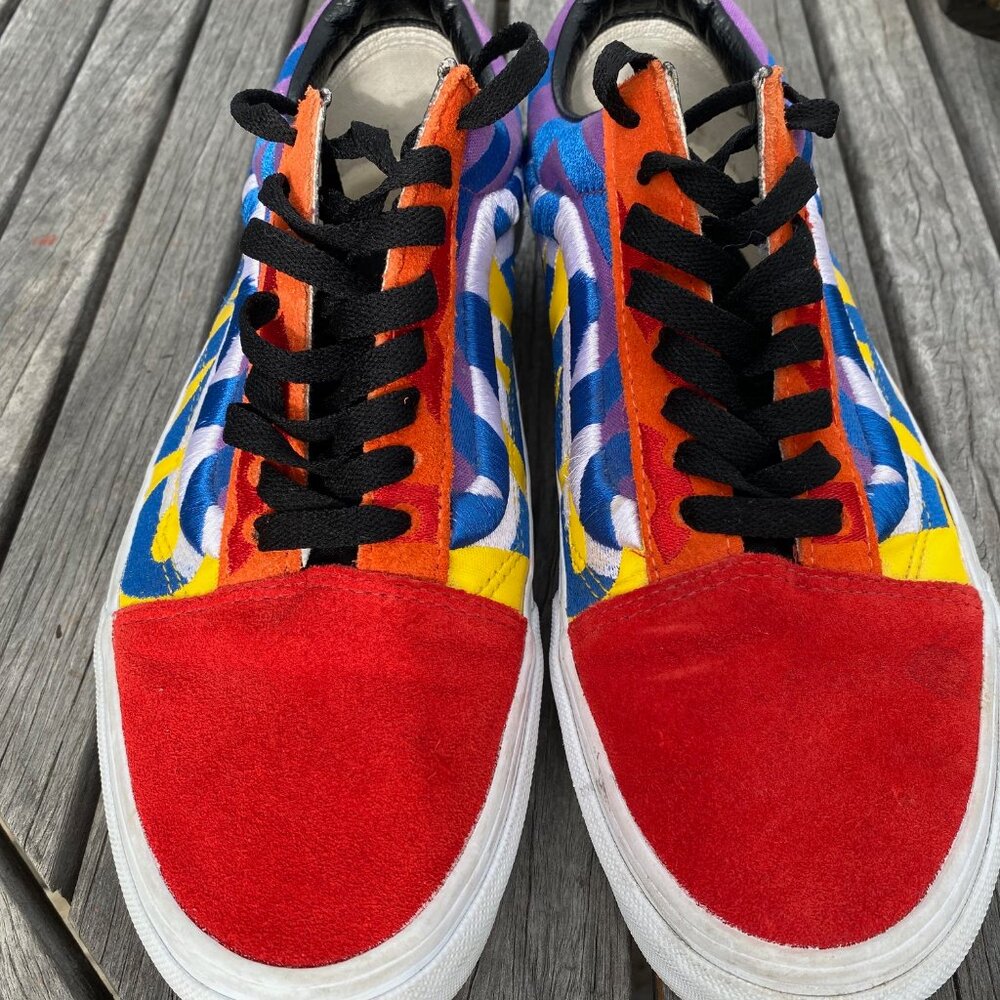 Vans Old Skool Statement Multi-Colorblock Skate S… - image 1